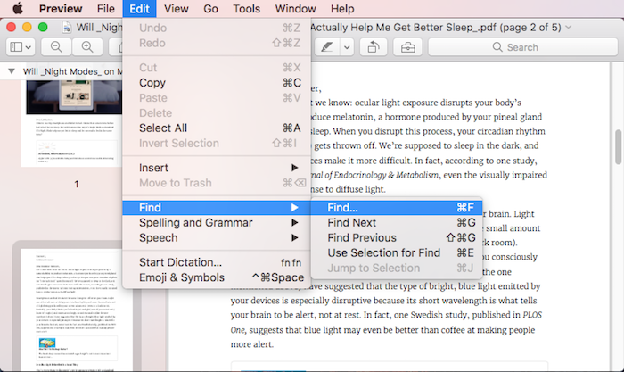 How To Search For A Word On Mac